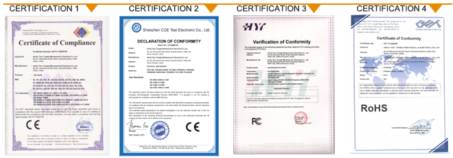 Product Certifications