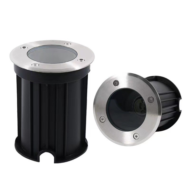 IP67 GU10 In-Ground Well Light IP67 304 Stainless Steel Waterproof Aluminum,Directional Horizontally Outdoor Landscape Lighting