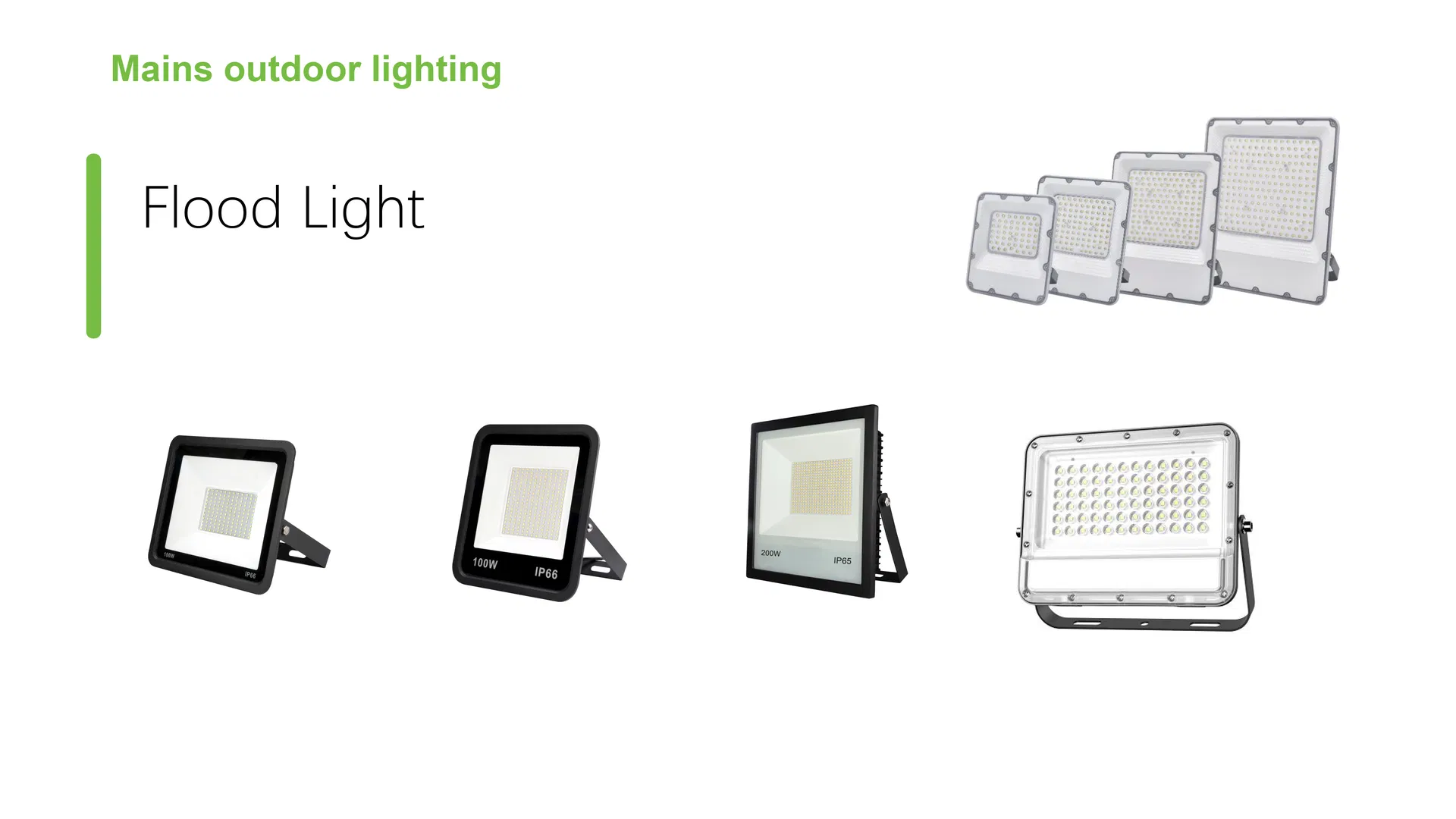 Versatile LED Flood Light, 20W-240W, for Outdoor Security