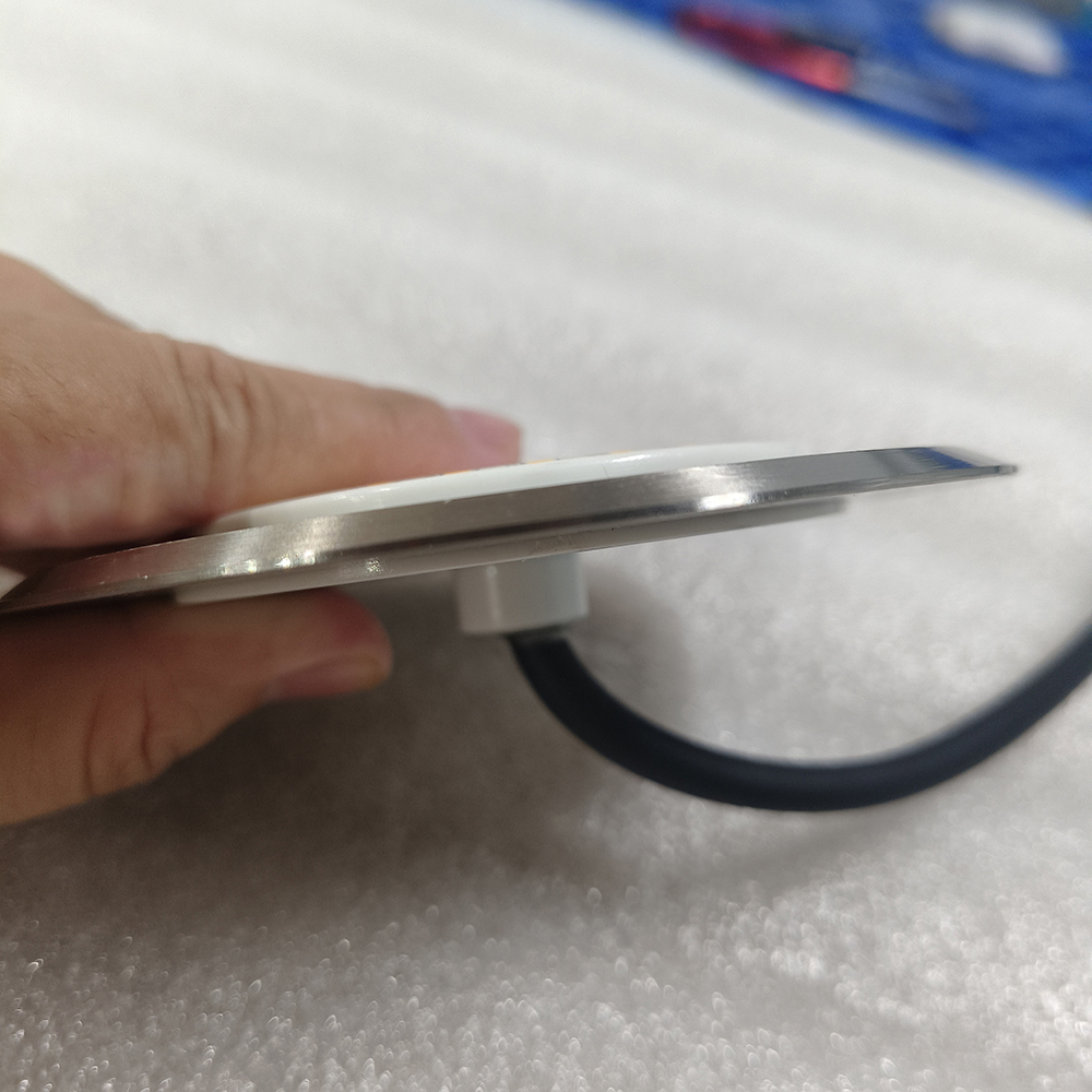 Multi-Functional Yaokingled YK-SP615M White Ultra Thin Slim 316L SS 6W DC12V Waterproof Led Lights for Inground Swimming Pools