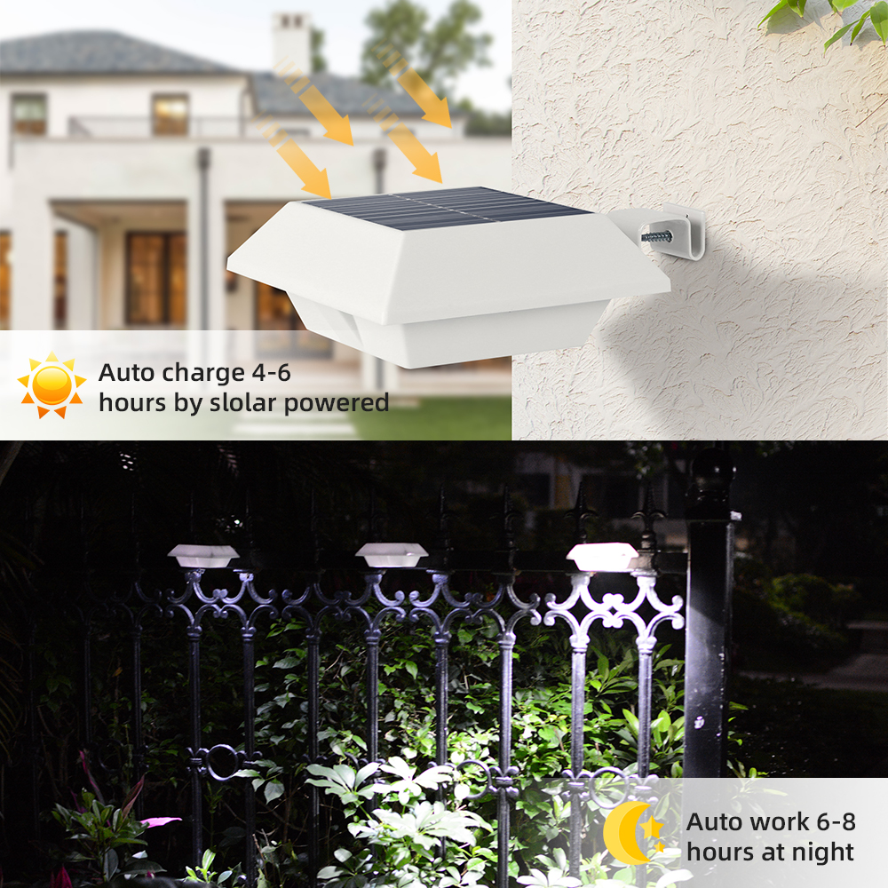 New Design Factory Price Solar Pool Fence Gutter Light for Deck Yard and Driveway Path