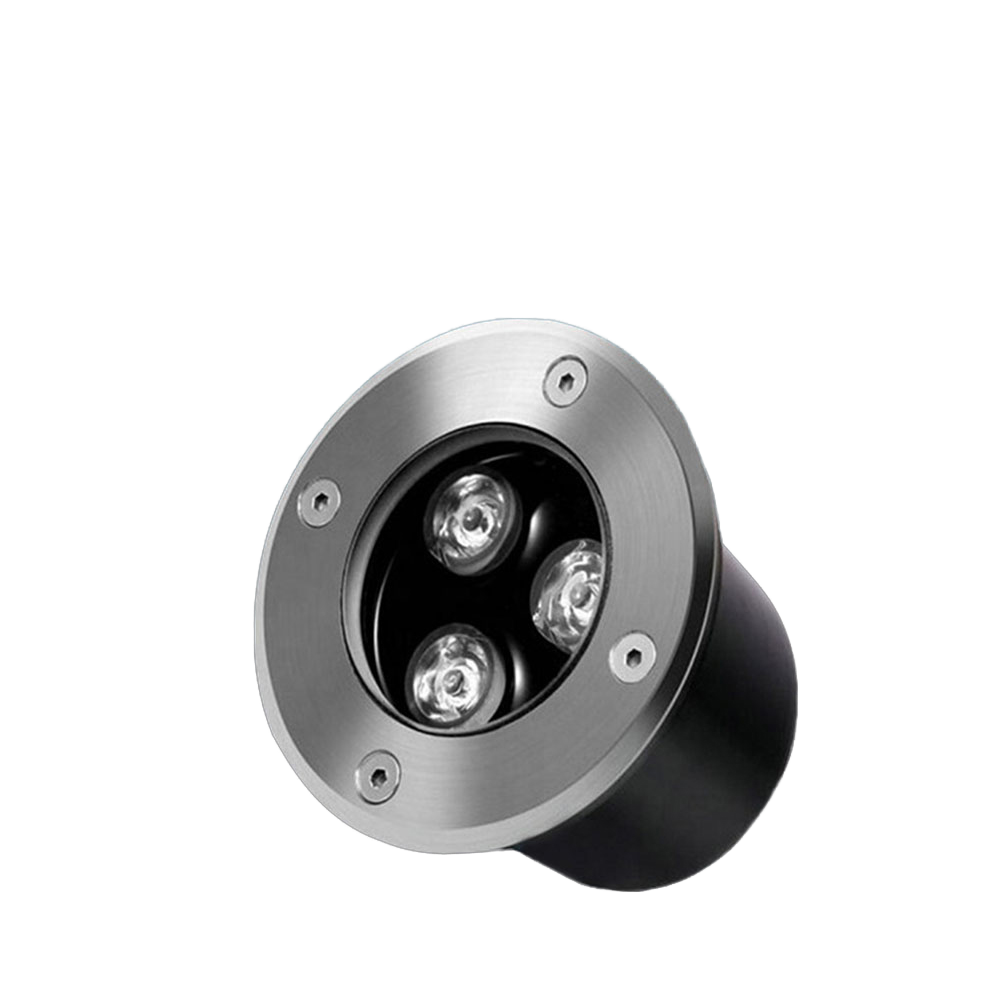 IP67 Waterproof RGB Aluminum Die-Cast Solar Low Voltage Deck Light for Garden Landscape Outdoor Inground Well Underground Lights