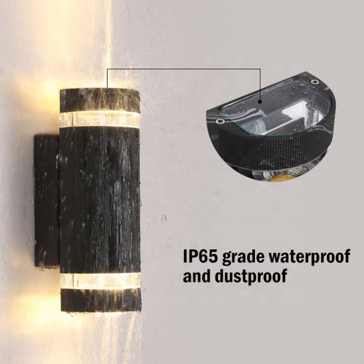 KDBANG Modern Home Lighting up and Down Outdoor Hotel Villa Exterior Mounted Waterproof Garden Wall Light