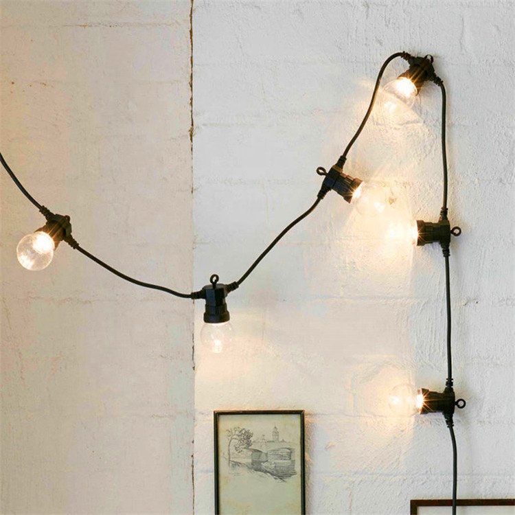 Commercial Quality Connectable White Color Outdoor Home Patio Party Vintage Decor Led Festoon G50 String Lights