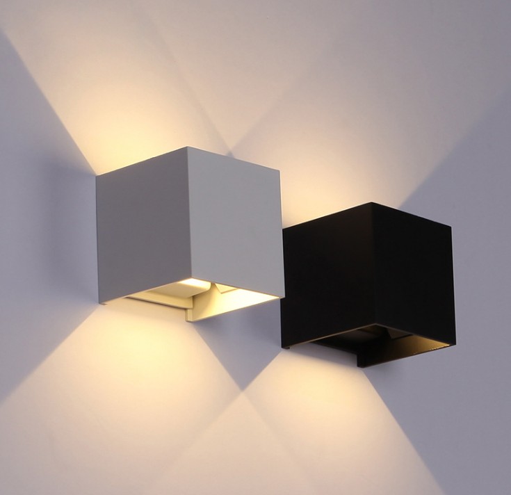 High Quality 2700K 3000K LED Garden Street Porch Exterior Wall Mounted Light up and Down Outdoor Wall Lamp