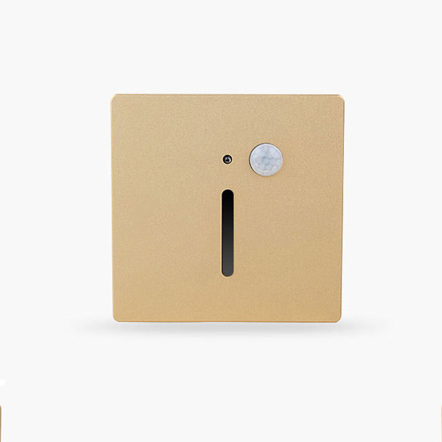 Household Aisle Type Step Kick Light Induction Step Wall Light Led Embedded Stair Step Light