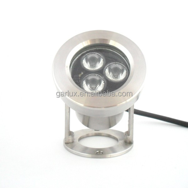 12v 9w Led Underwater Light Stainless Steel Led Spot Light Submersible Ip68
