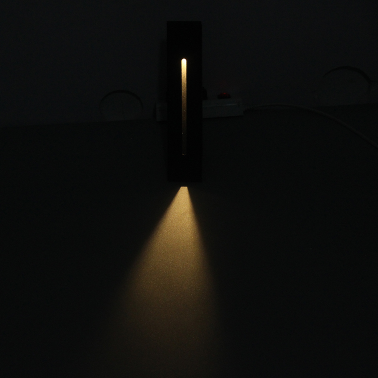 3W Outdoor LED Stair Lighting White Emitting Recessed Landscape Steps Light
