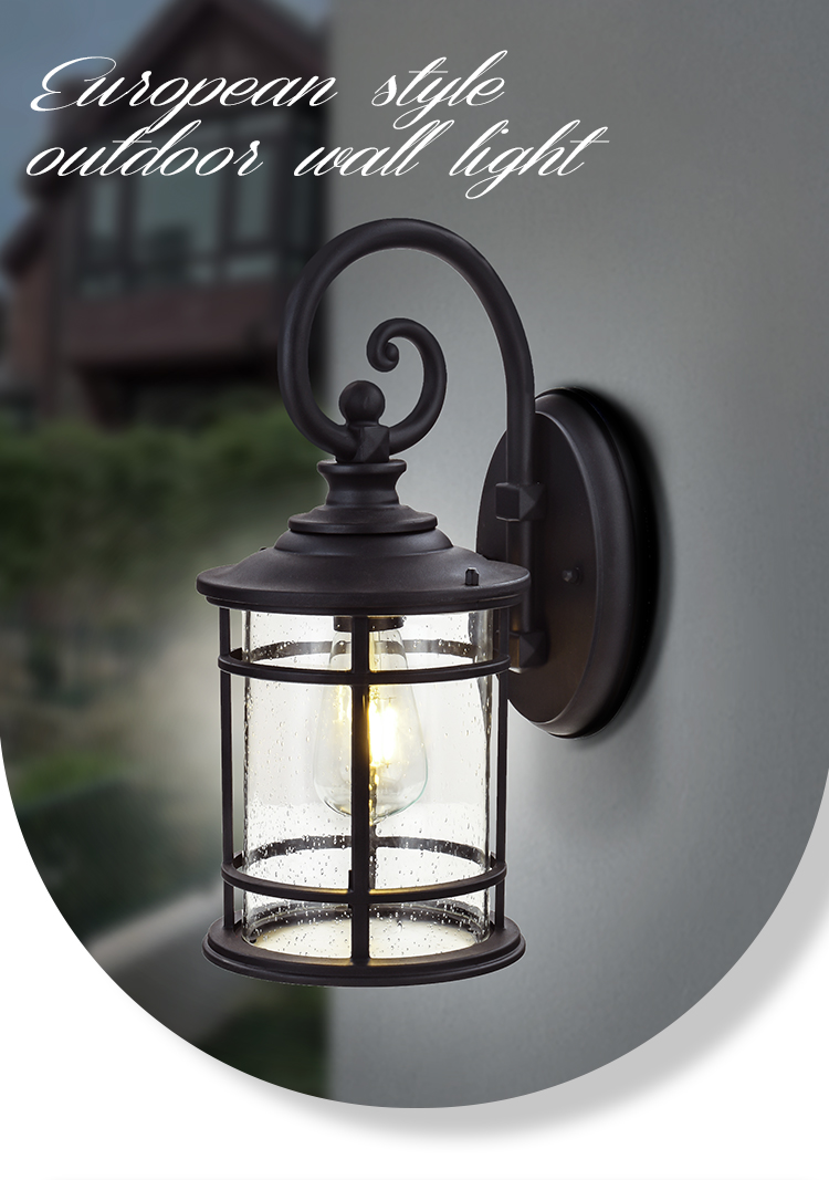 Factory Wall Lamp Waterproof Outside Garden Lantern Sconce Outdoor Porch Wall Lights