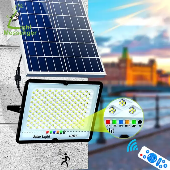 Outdoor Security Solar Powered Floodlight