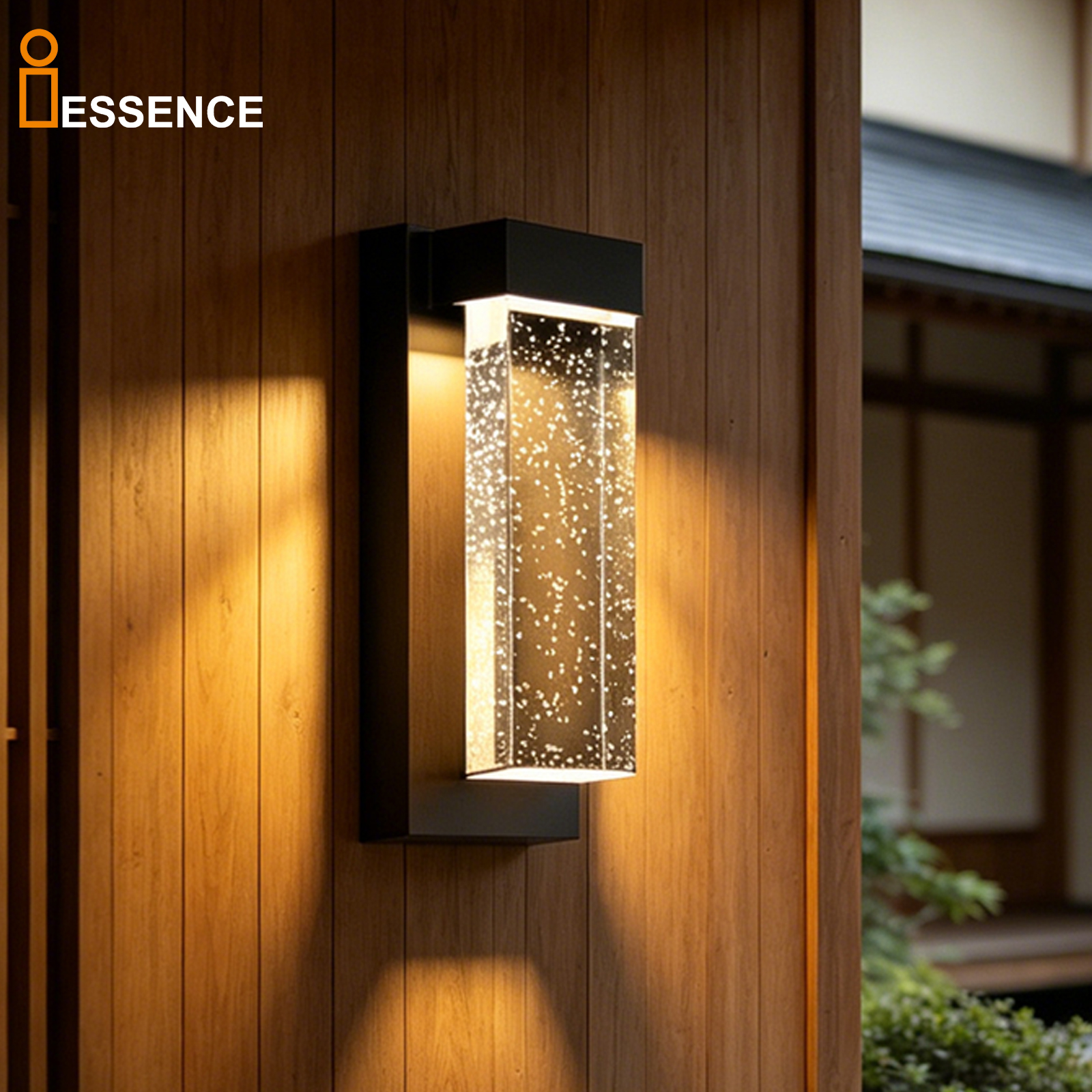 Modern LED Wall Lamp Indoor Outdoor Black Decorative Wall Light up Down Hotel Corridor Porch Lighting