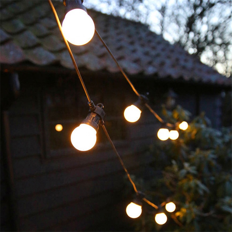 Commercial Quality Connectable White Color Outdoor Home Patio Party Vintage Decor Led Festoon G50 String Lights