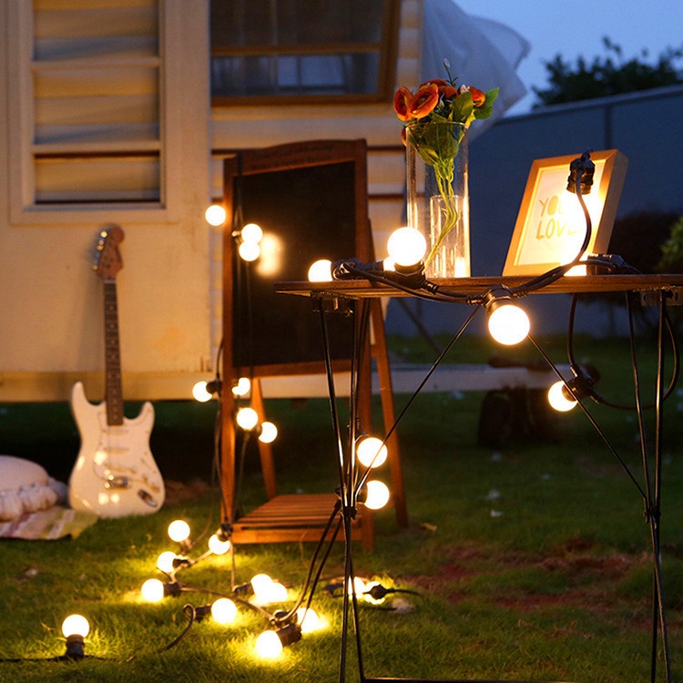 Commercial Quality Connectable White Color Outdoor Home Patio Party Vintage Decor Led Festoon G50 String Lights
