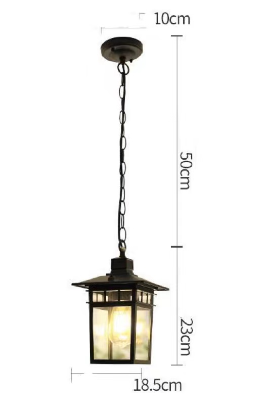European Style Waterproof and Rust Proof Courtyard Landscape Corridor Corridor Pendant Light E27 Pendant Light&amp;pendant Light