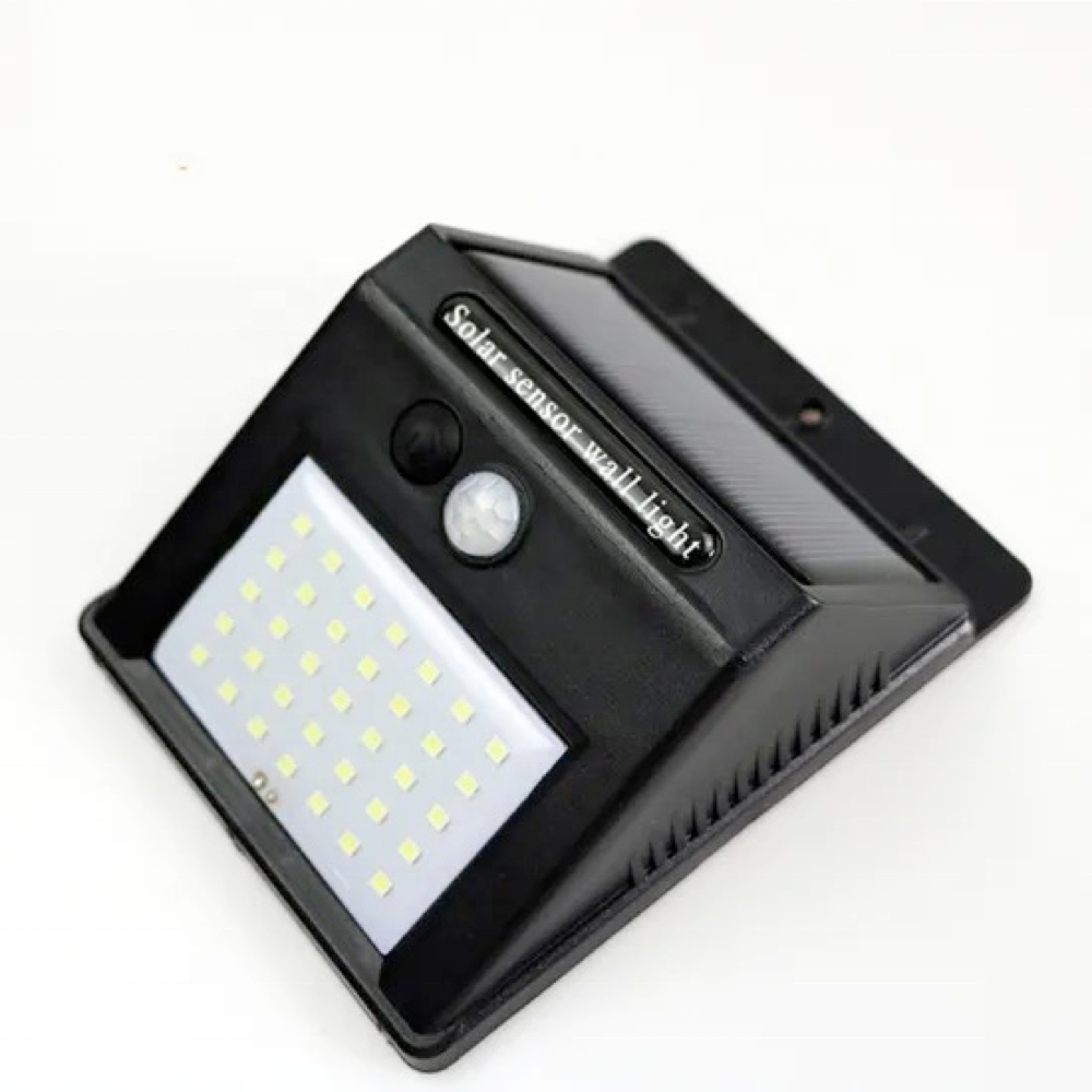Outdoor Solar IP65 Rated Garden Gate Fence Security 20W Motion Sensor Modern LED Wall Lights