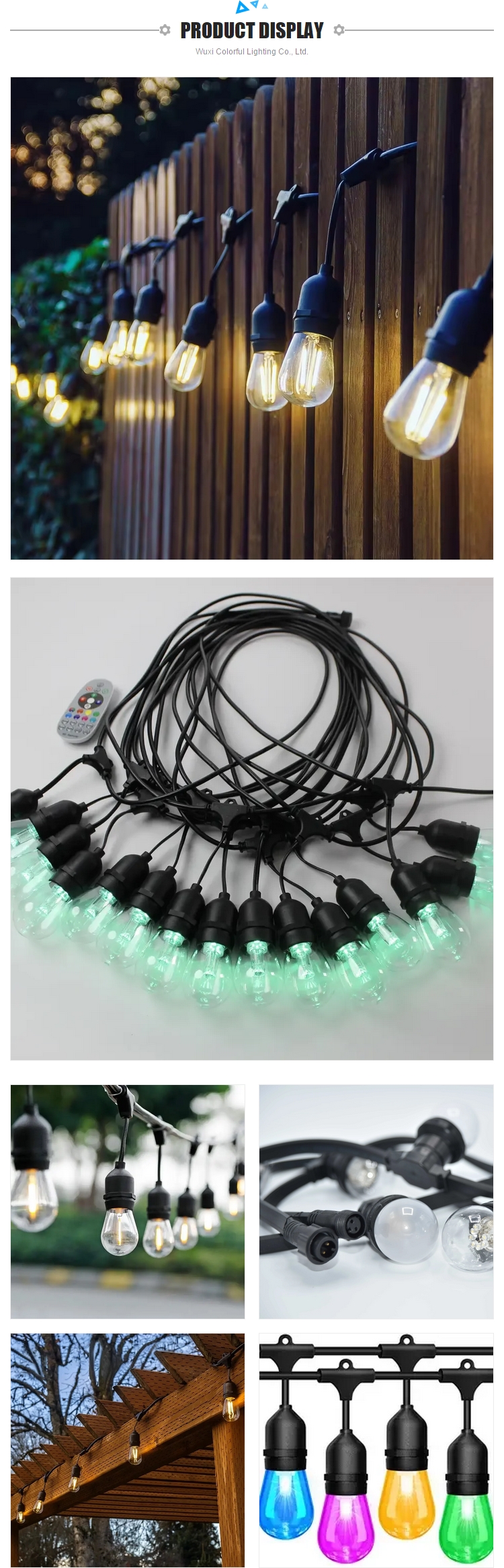 Waterproof String Lights Detail