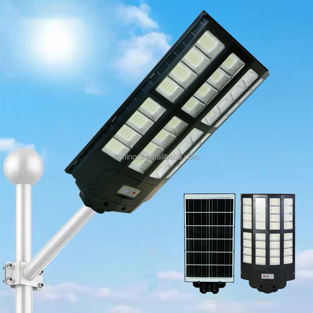 All in One Integrated Motion Sensor Led Lamp 8000W Outdoor Waterproof Solar Light for Street Garden Parking Lot