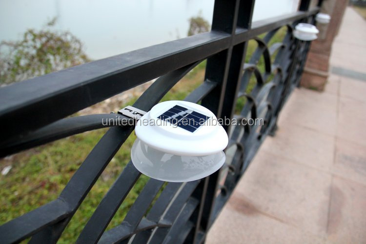 Newest Waterproof Solar Powered Fence Gutter Led Light