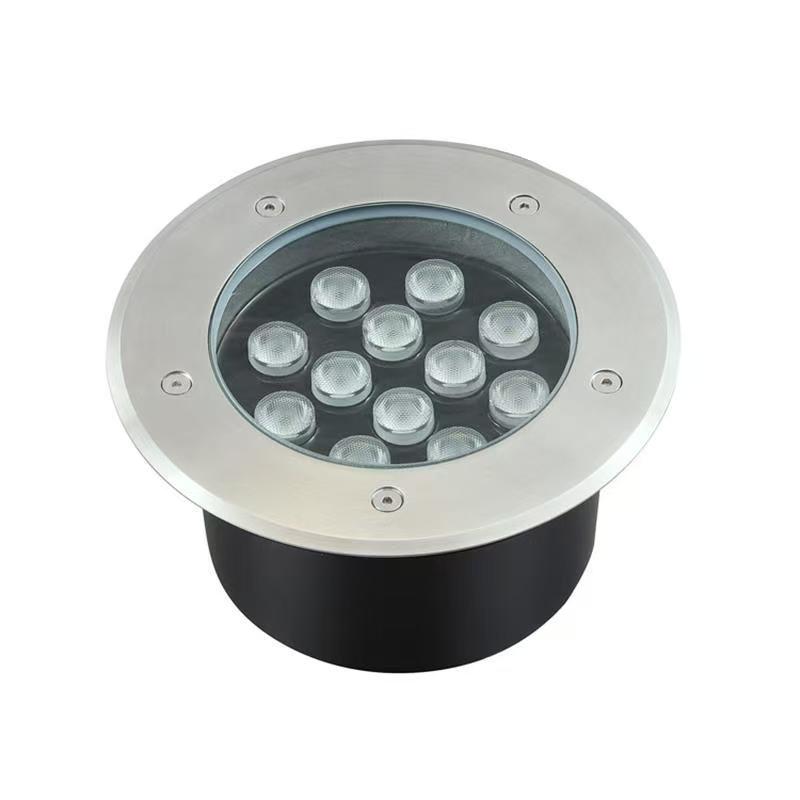2025 New Arrival Outdoor LED Inground Landscape Well Lighting Garden Lights Aluminum Ra90 24V 9W 4100K IP67 Remote Control
