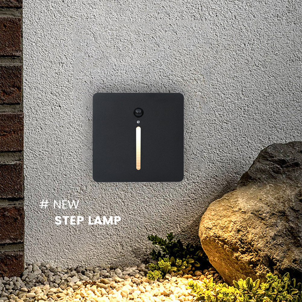 Ip65 Led Stair Wall Light 3W Indoor and Outdoor Aluminum Recessed Step Light