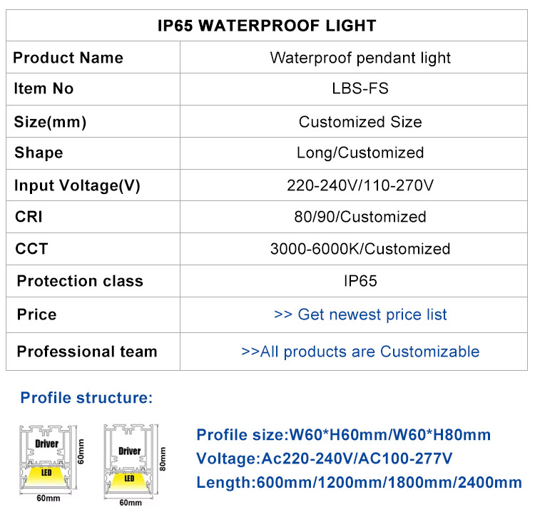 LED Pendant Light Detail