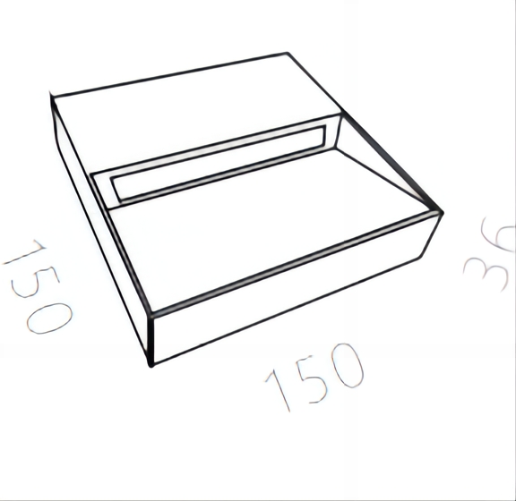 3W Outdoor Indoor Waterproof IP65 Mini square Recessed Side Staircase Stair Wall Light Led Step Light