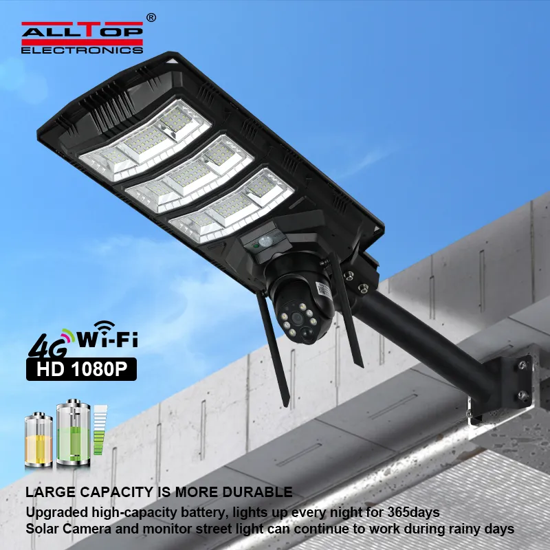 Solar Camera Street Lights Motion Detection and Housing