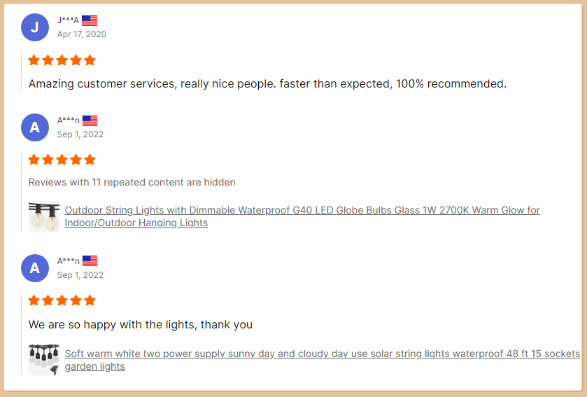 Customer Review 1