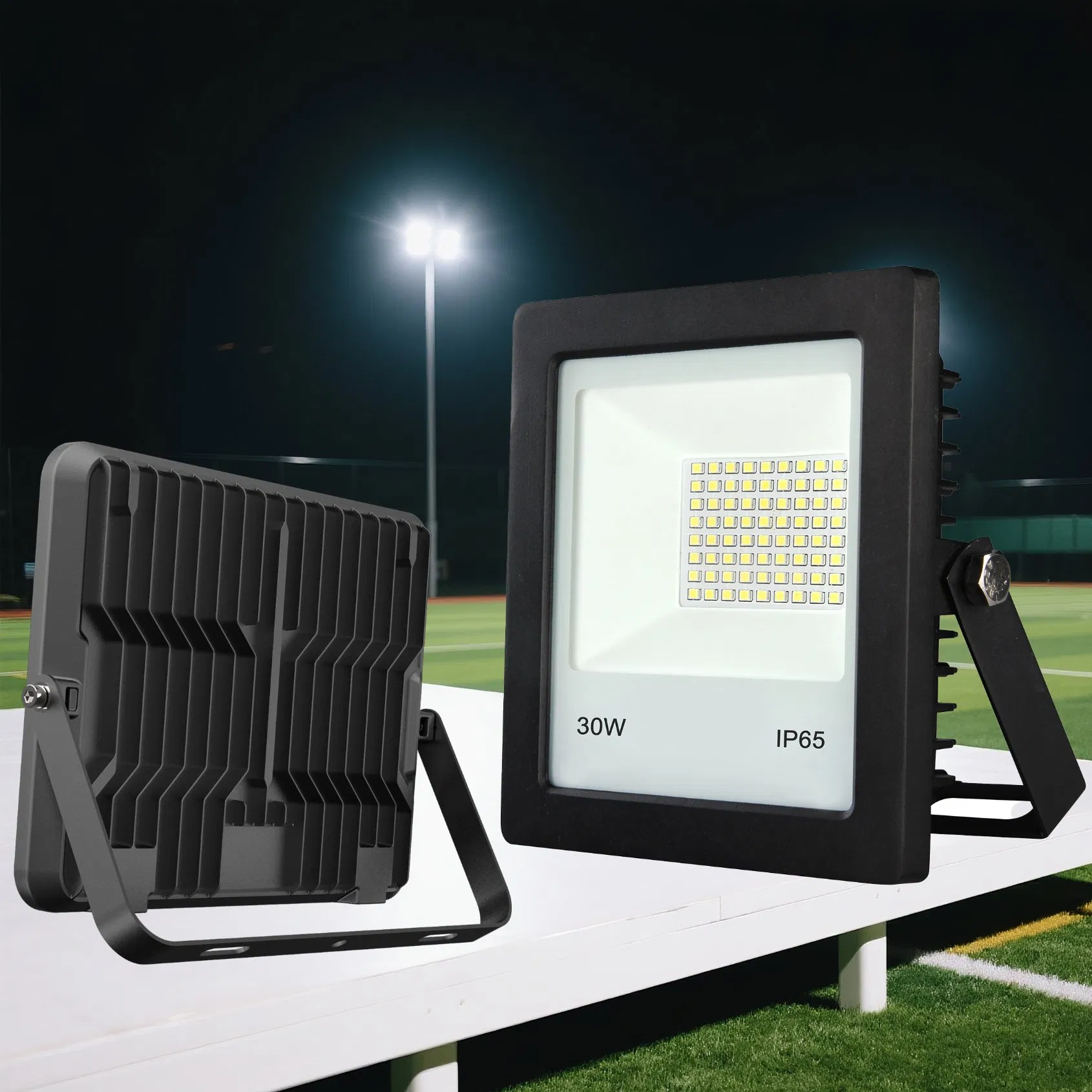 Versatile LED Flood Light, 20W-240W, for Outdoor Security