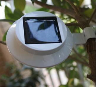 Hot Sale LED Fence Light Circular Sensor Roof Gutter LED Solar Garden Lamp Sensor Solar Light for Wall Path Garden