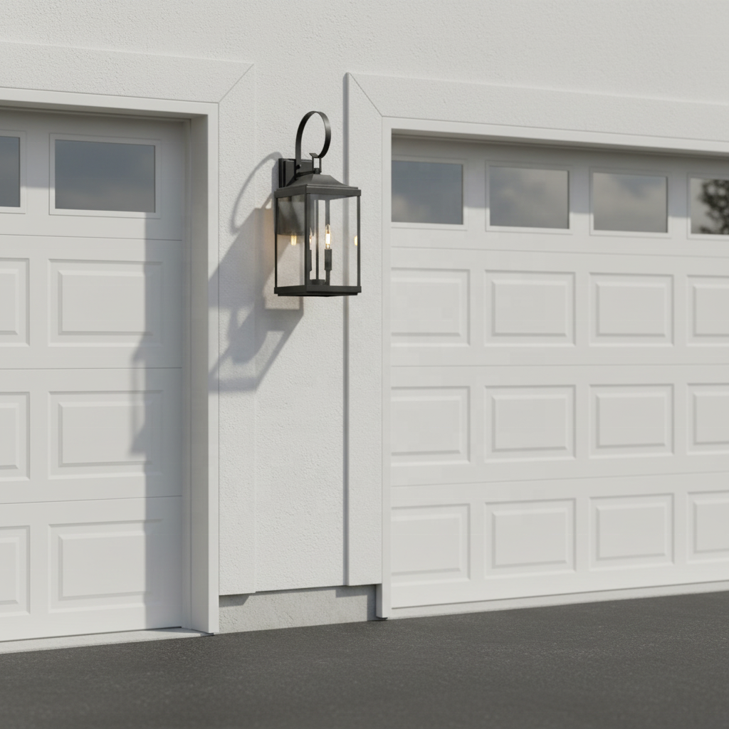 23 Inch Warm White ETL Certified Waterproof Exterior Porch Lighting 3-Light Large Lantern Front Door Garden Coach Light