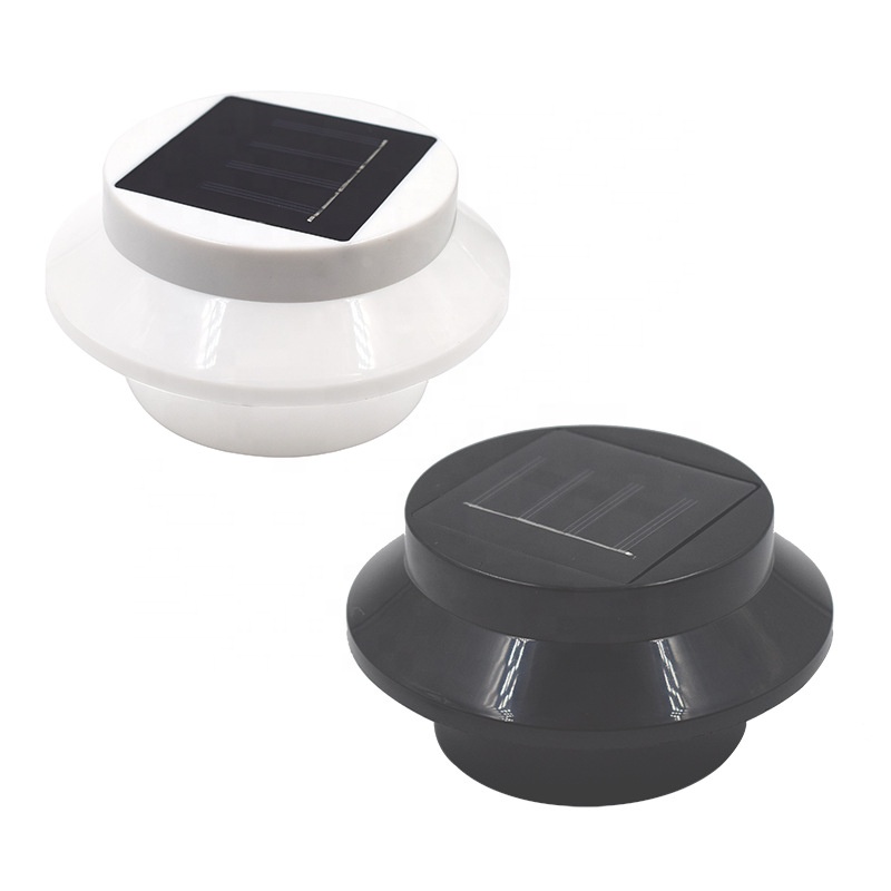 Hot Solar Light Outdoor Products 2020 3 LED IP65 Waterproof Solar Gutter Light for Garden