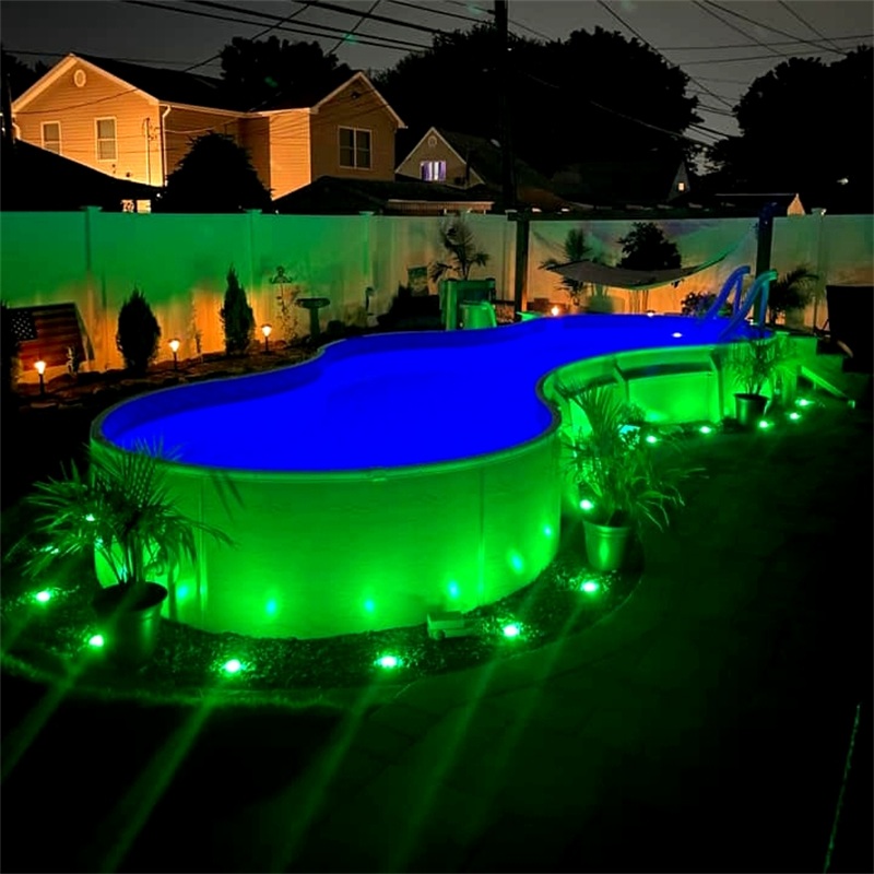 Waterproof LED Well Light 1W 12V IP67 316SS Buried Deck up Lights Outside Ground Lights 12V or 24V Landscape RS-UG1W316X Ce,rohs
