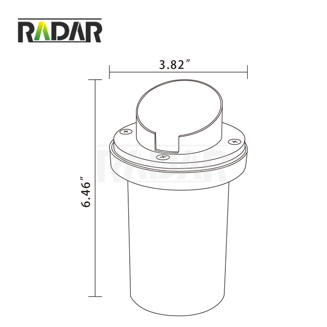 Hot-sell Low Voltage Landscape Under Ground Well Light Led in Ground Light for Outdoor Lighting With MR16 Lamp Holder 3W 5W 7W