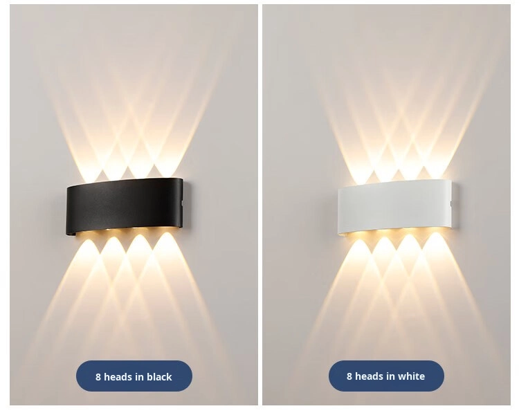 UP and Down Outdoor LED Wall Lamp IP65 Waterproof 2W 4W 6W 8W 10W 12W Surface Mounted Led Wall Light for Garden