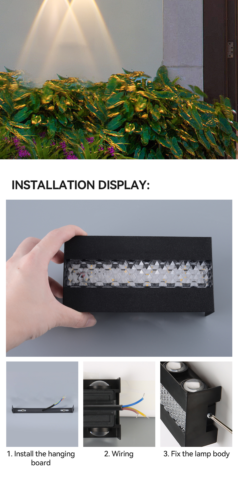 Outdoor LED Wall Lamp Style Variation