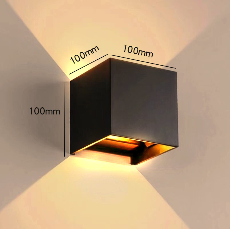 Led up and Down Indoor Outdoor Lights Waterproof Ip65 Wall Lamp Sconce Bracket Mounted Wall Lights