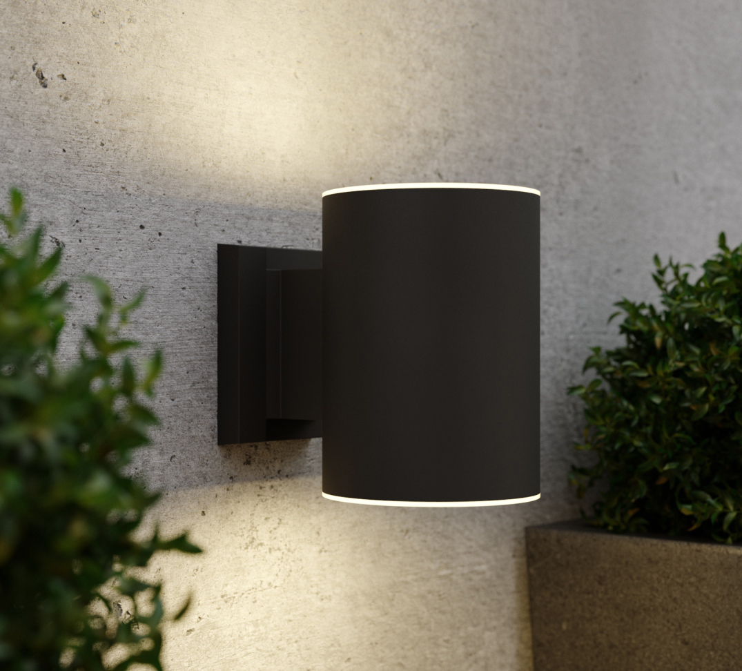Solar Gutter Light Feature