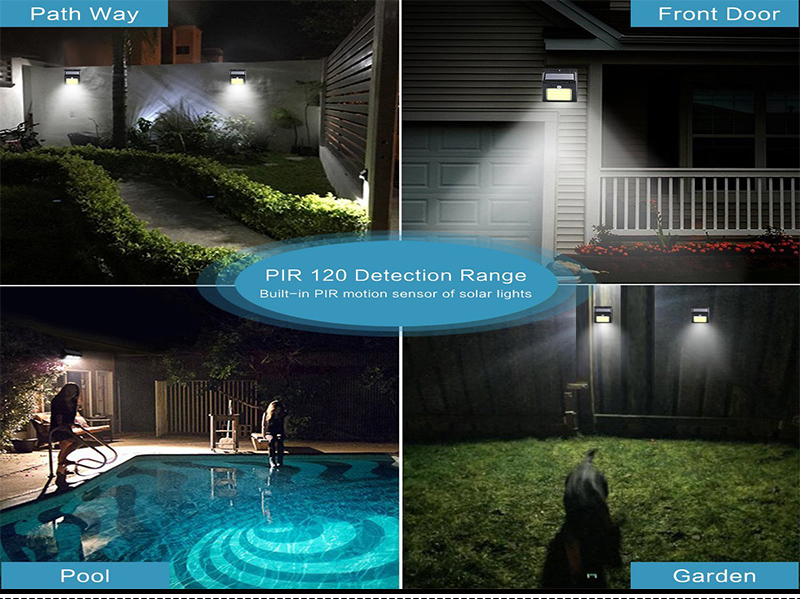 Outdoor Waterproof Motion Sensor Solar Security Lights