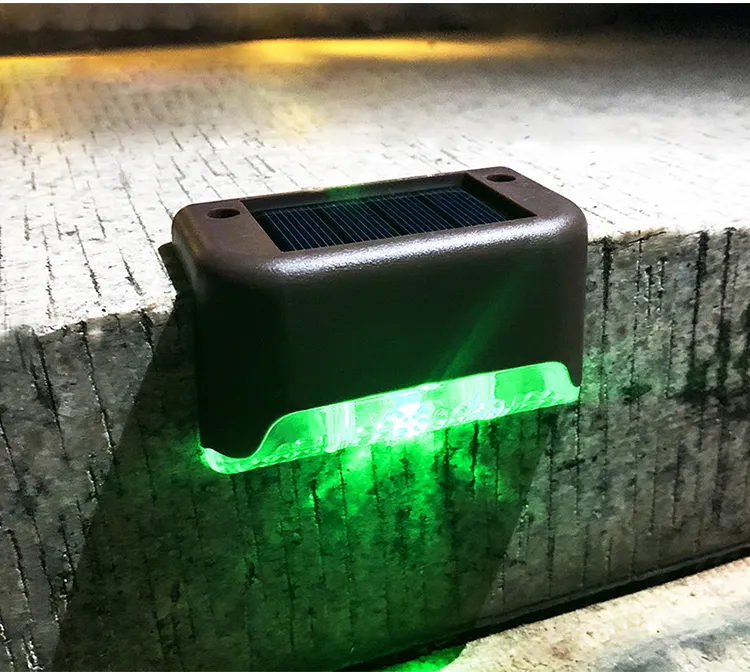 Waterproof Garden Solar Powered Fence Lights Outdoor Yard Deck Light LED Steps Patio Lights Stair Solar Lamp