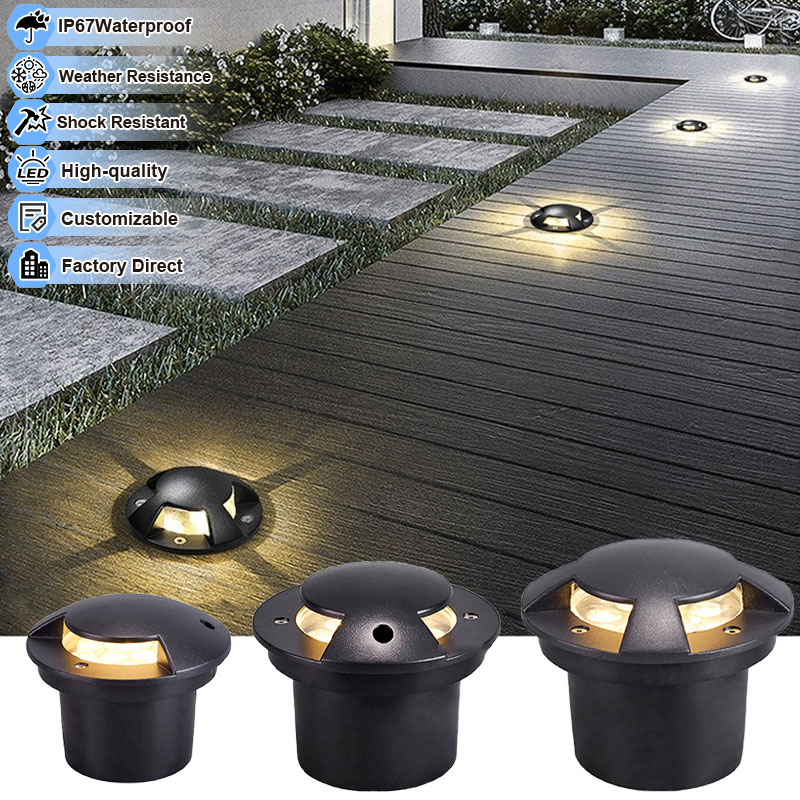 Highly Recommended LED Landscape Lights 12V 24V 85-265V IP67 Waterproof Hardwired Garden Well Outdoor Underground Lights