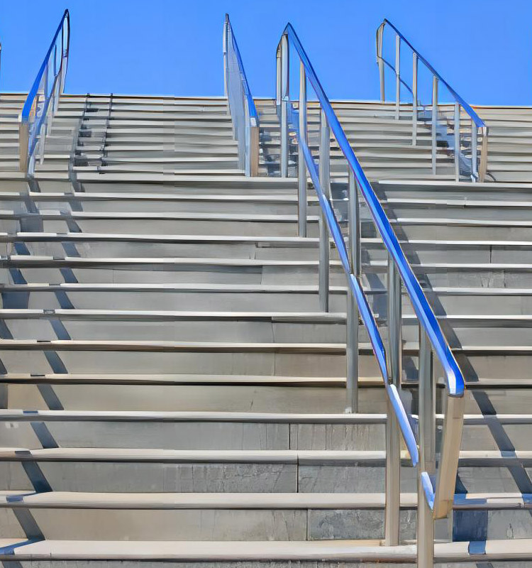 Staircases handrail lighting