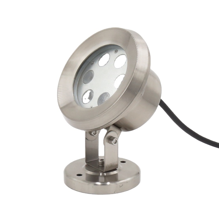 304 316L Stainless Steel IP68 24V Swimming Pool LED Underwater Light
