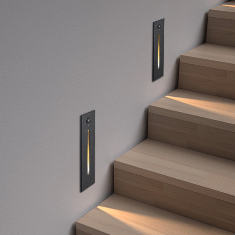 3W Outdoor LED Stair Lighting White Emitting Recessed Landscape Steps Light