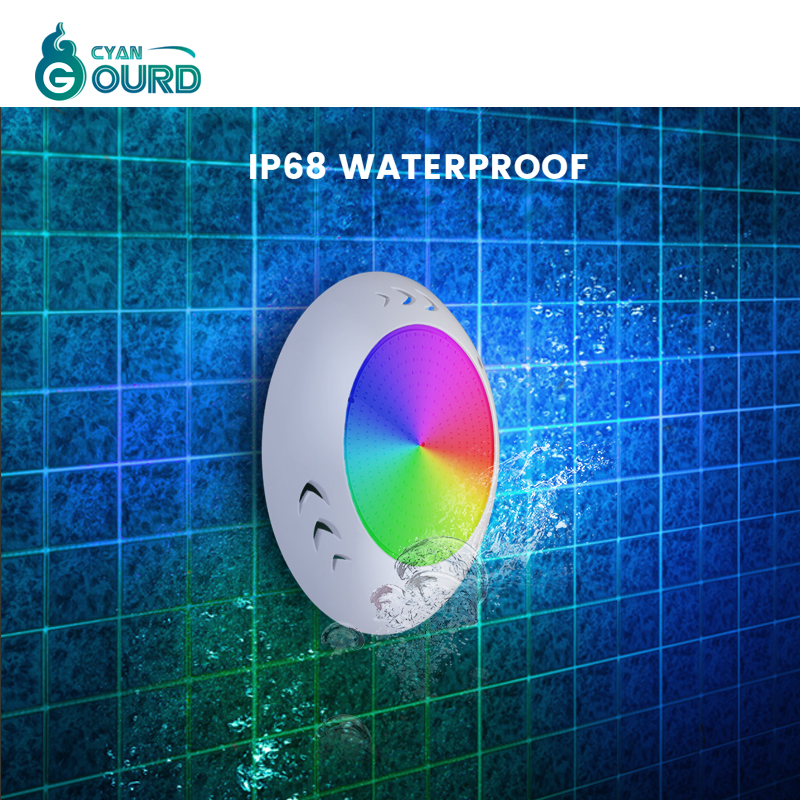 Remote Control AC 12V IP68 RGB Led Submersible Underwater Pond Swimming Pool Light