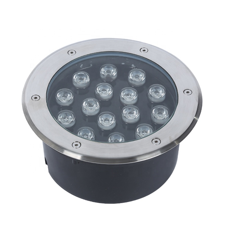 Outdoor Landscape Lights Warm Light 15W LED in Ground Well Lights IP67 Underground Spotlight for Driveway Deck