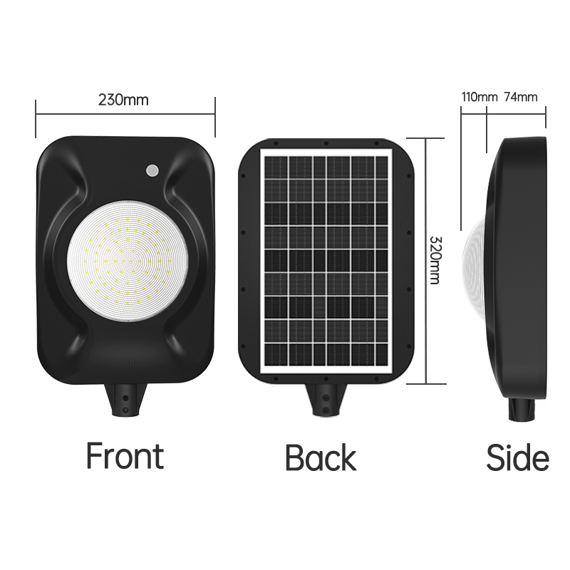 Solar Street Lights Outdoor Motion Sensor Dusk to Dawn Solar Flood Light with Remote for Driveway Path Garden Parking Lot