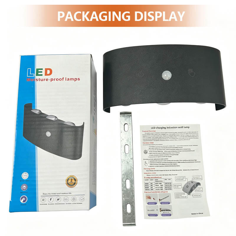 EGH Hot Sale Energy Saving ABS Shell with up Down Lighting Indoor Modern Wall Bracket Lights