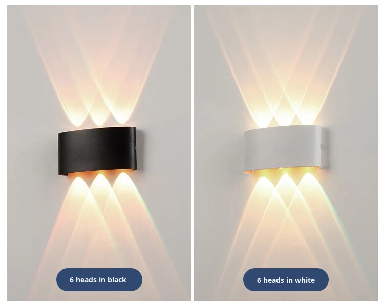 UP and Down Outdoor LED Wall Lamp IP65 Waterproof 2W 4W 6W 8W 10W 12W Surface Mounted Led Wall Light for Garden