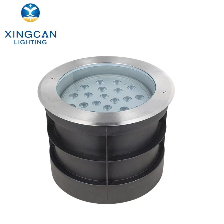Adjustable Angle LED In-Ground Deck Light Garden IP67 Waterproof Buried Underground 3W 9W 12W 18W 24W Aluminum LED Well Light